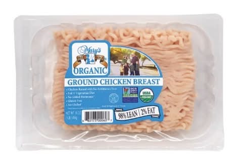 Mary's Free Range Organic Ground Chicken (16 oz)