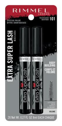 Rimmel Extra Super Lash Duo Pack in 101 Black Black