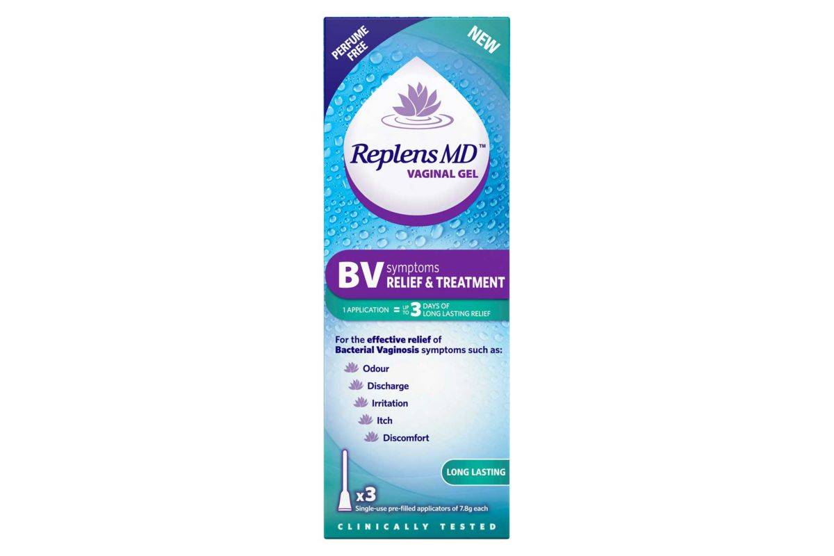 Replens MD BV symptoms RELIEF & TREATMENT Vaginal Gel 3 Pre-Filled Applicators