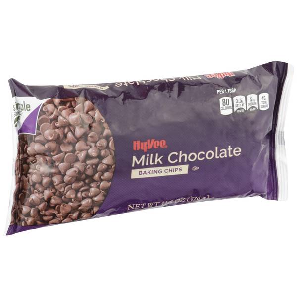 Hy-Vee Milk Chocolate Baking Chips (11.5 oz)