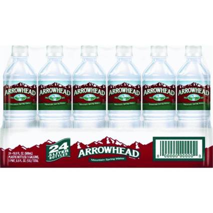 Arrowhead Spring Water - 24/0.5L plastic bottles (1X40|Case of 1)