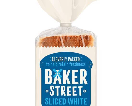BAKER STREET WHITE SLICED BREAD 550g