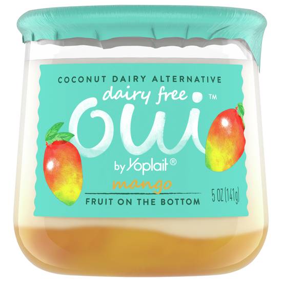 Yoplait Oui Dairy-Free Mango Flavor Coconut Milk Yogurt (5 oz)