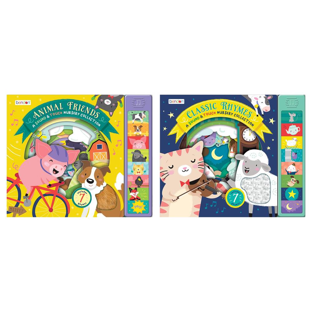 Bendon Nursery Rhyme Sound Books, Multicolor