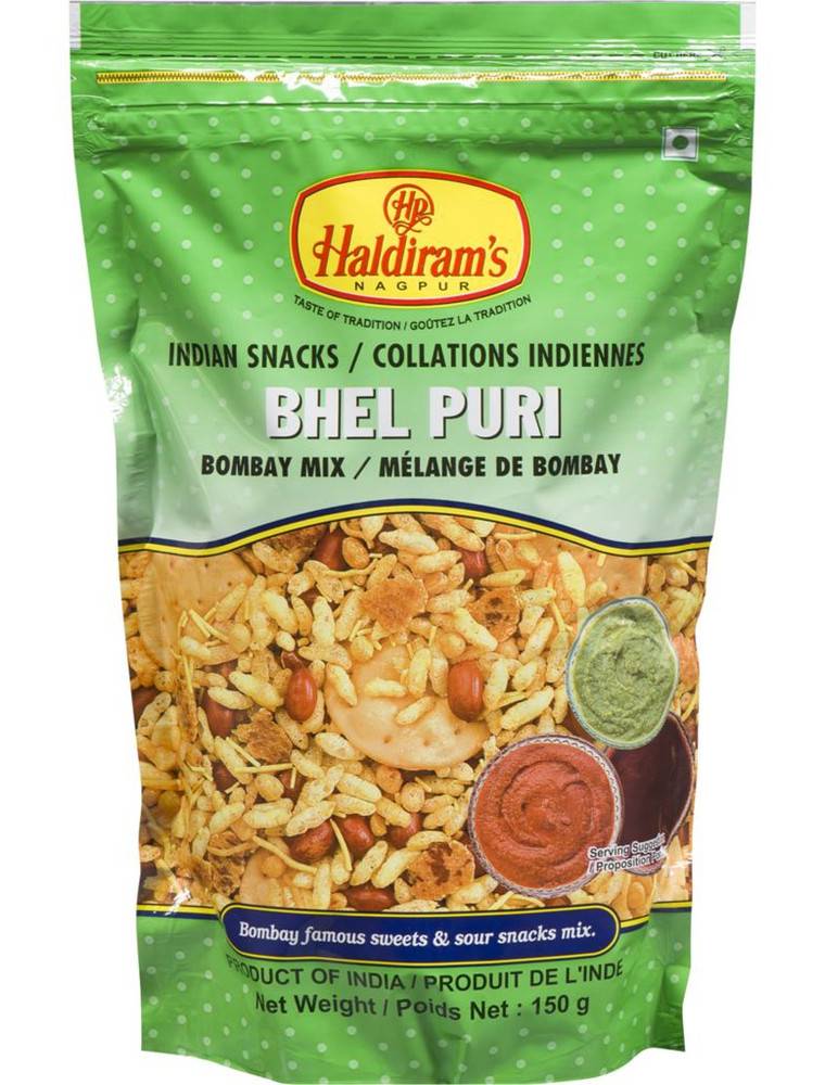 Haldiram's Nagpur Indian Snacks Bhel Puri Bombay Mix (150 g)