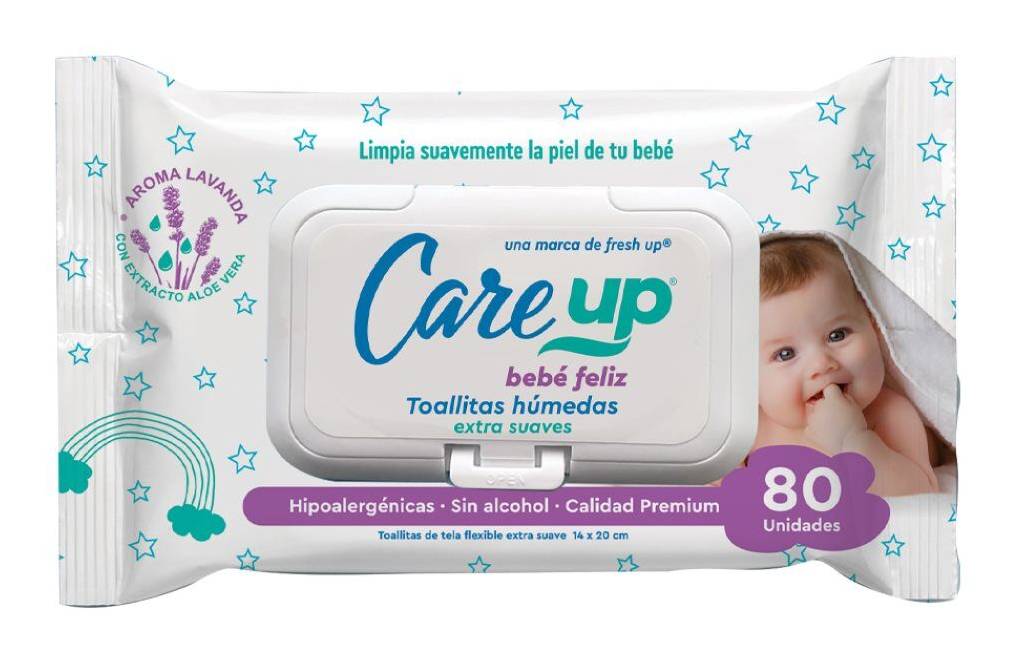 Care up toallitas húmedas con tapa extra suaves