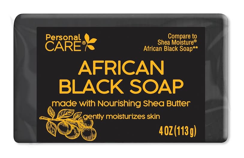 Personal Care African Black Soap With Nourishing Shea Butter Bar (4 oz)