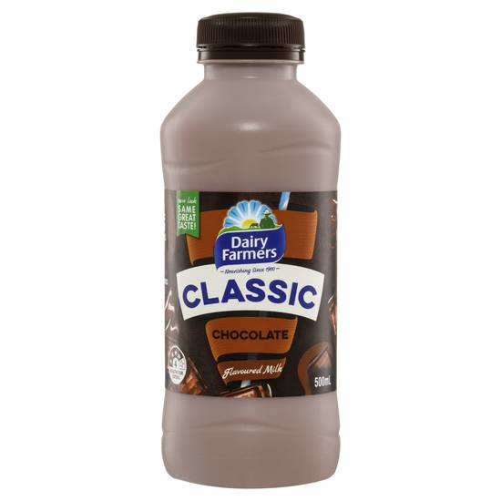 Dairy Farmers Classic Chocolate Flavoured Milk 500ml