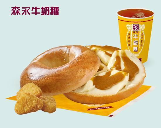 森永牛奶糖乳酪貝果組 Morinaga Milk Flavor Candy Cheese Bagel Set