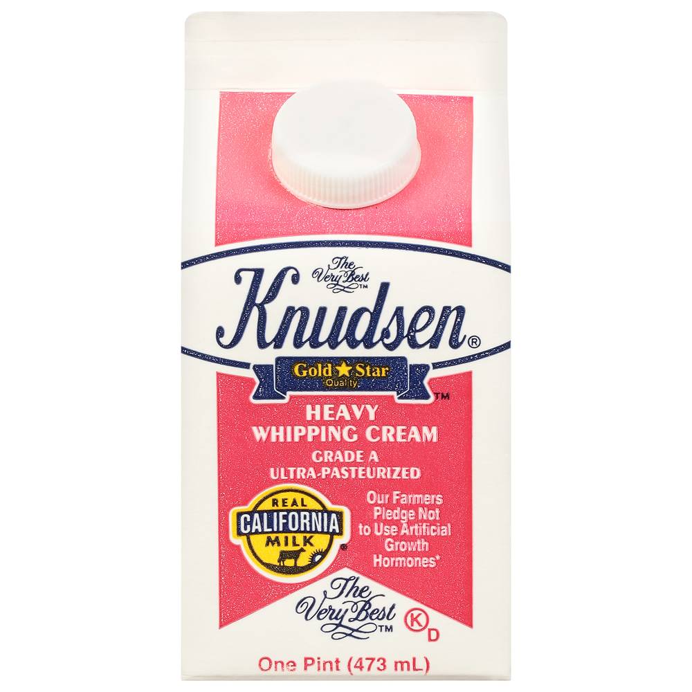 Knudsen Grade a Ultra-Pasteurized Heavy Whipping Cream (473 ml)