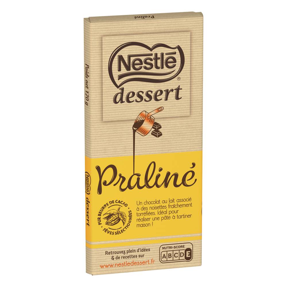 Nestlé - Chocolat au lait (praliné)