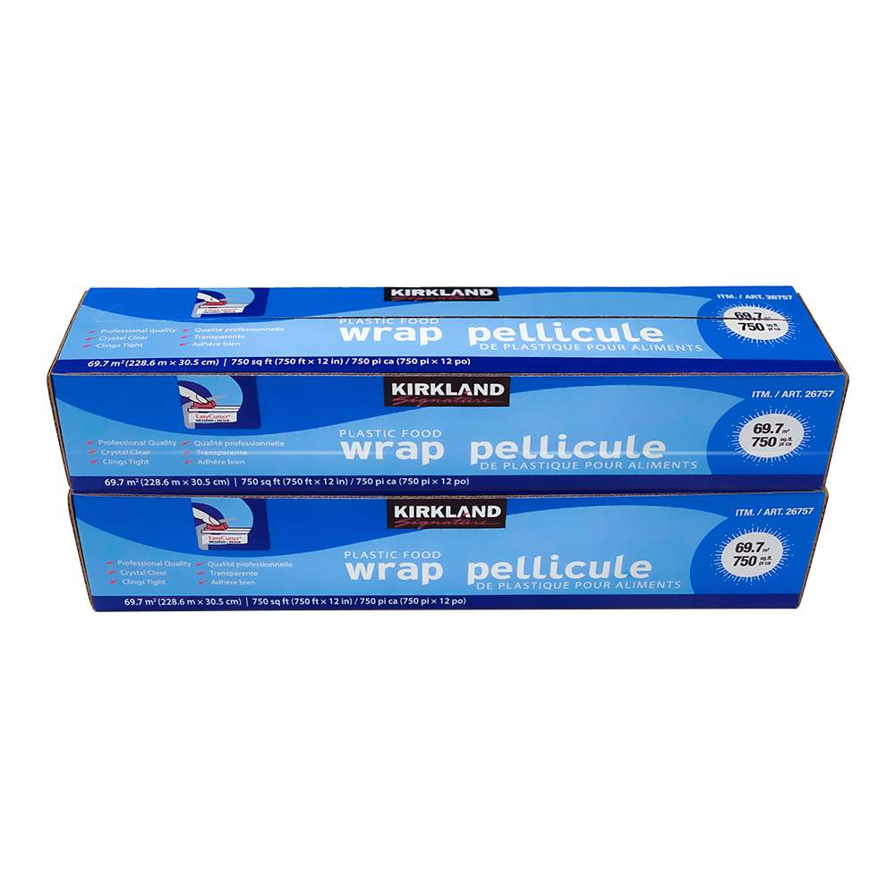 Kirkland Signature Plastic Food Wrap (2 ct) (12 in x 750 ft)