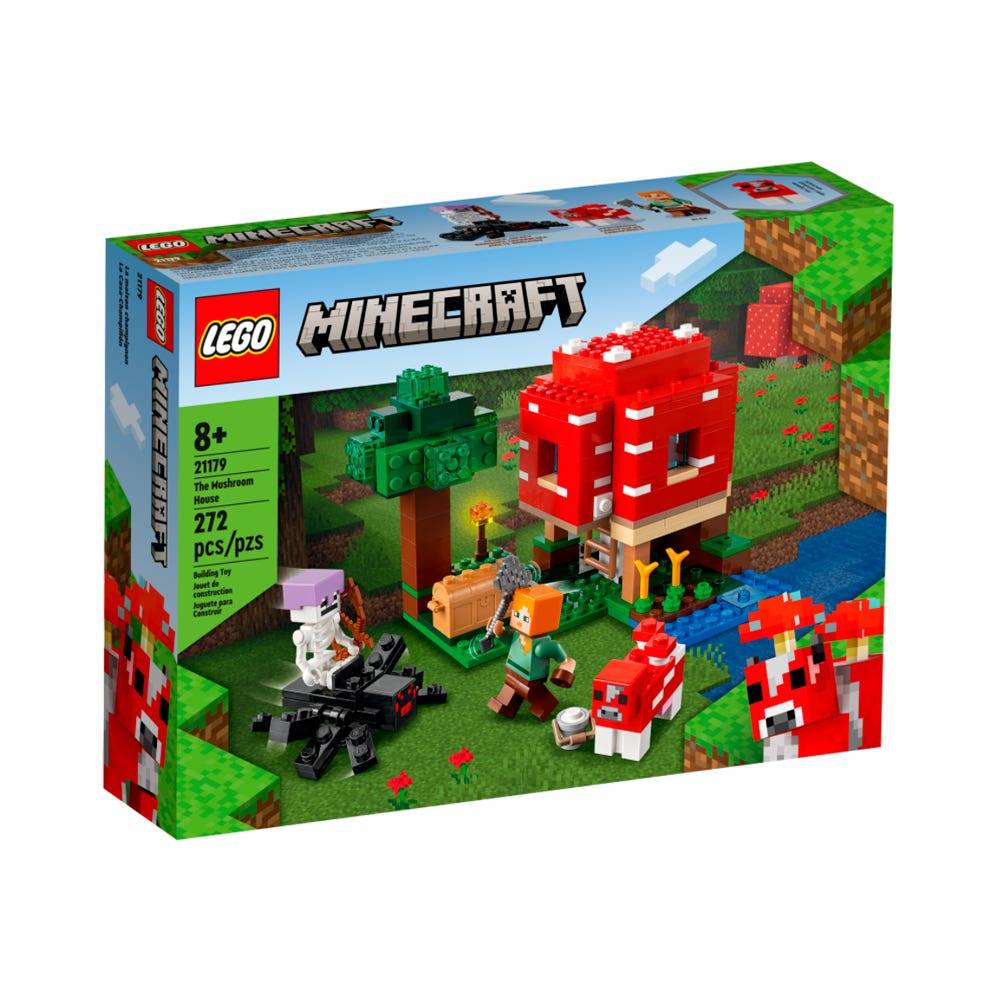 Lego minecraft la casa champiñón 21179