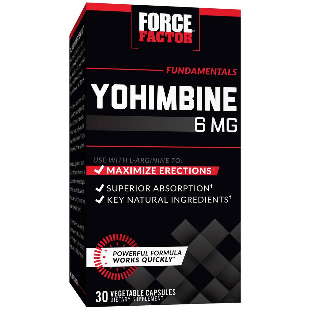 Yohimbine 6 Mg - (30 Capsules)