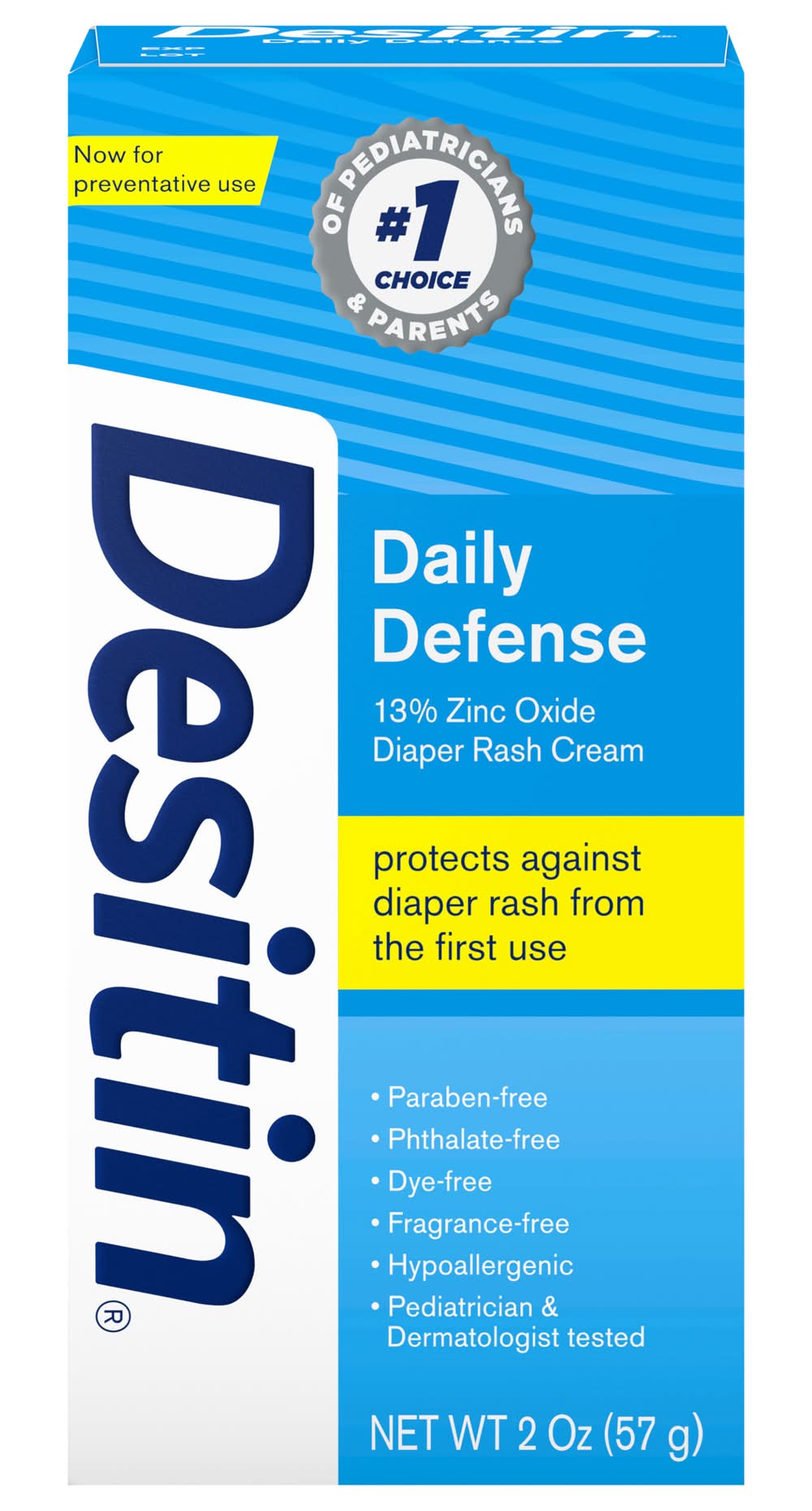 Desitin Daily Defense Diaper Rash Cream (2 oz)