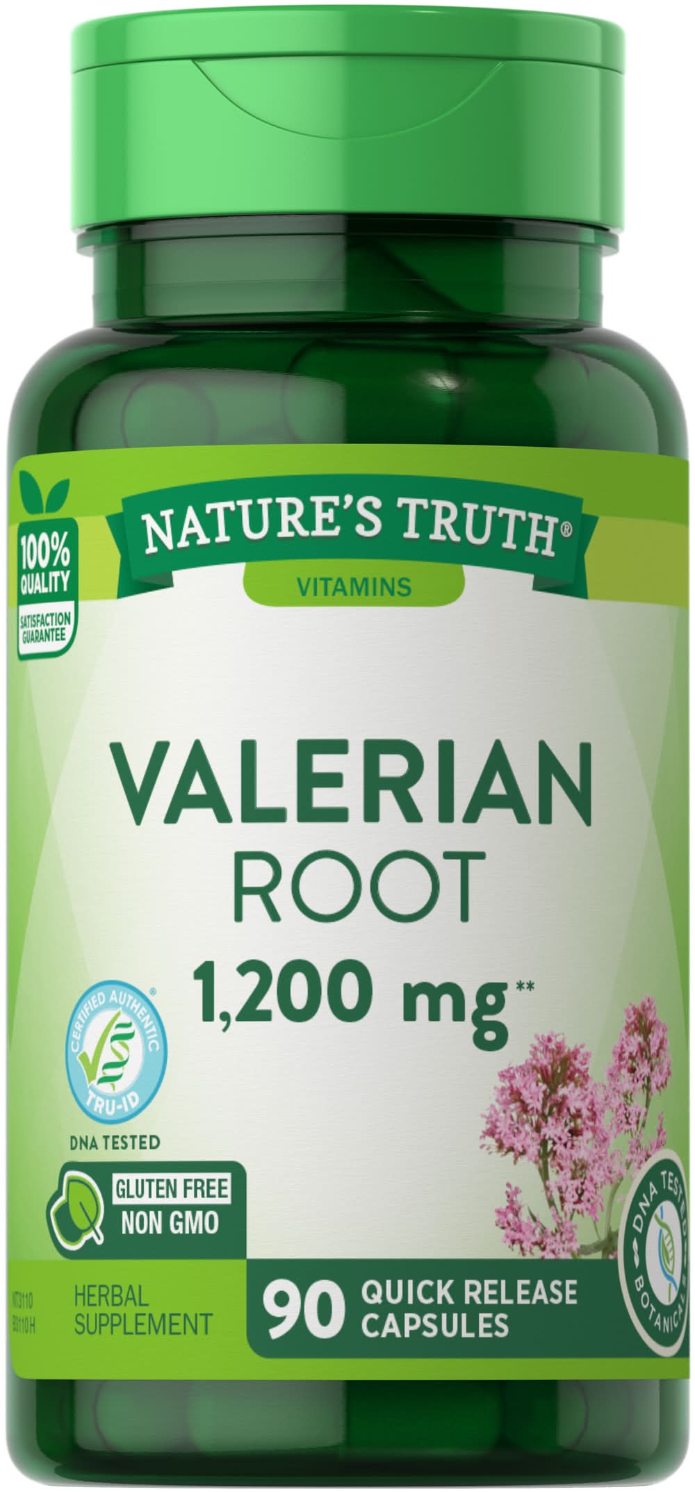 Nature's Truth Valerian Root 1200 mg Quick Release Capsules (3 oz)