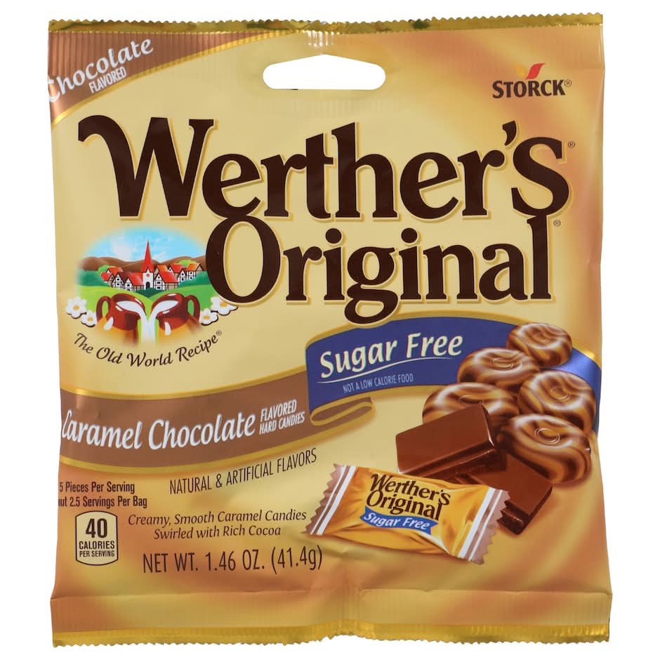 Werther's Original Sugar Free Hard Candies, Caramel Chocolate (1.46 oz)