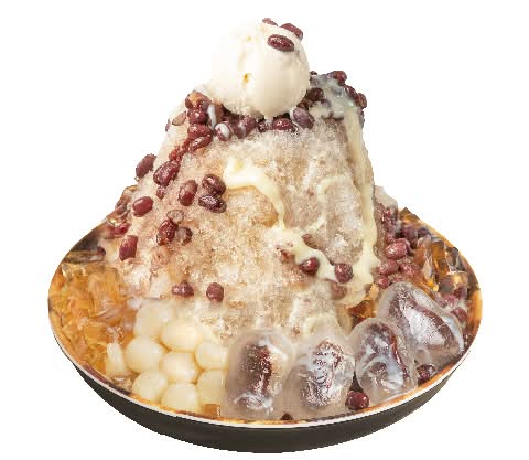 Crystal Mochi Milk Shaved Ice (L)