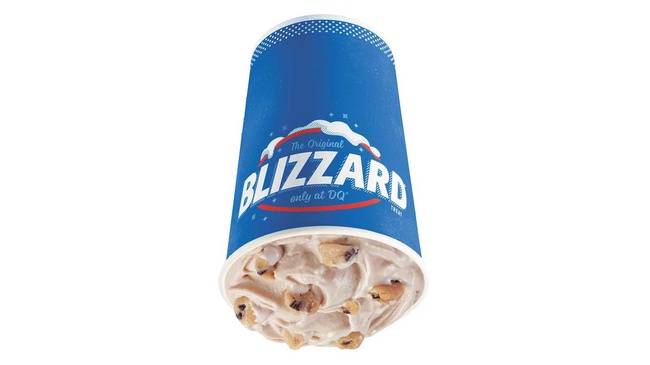 Chocolate Chip Cookie Dough Blizzard