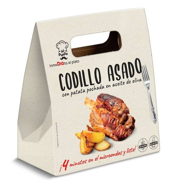 Codillo Asado con Patatas al Punto Bandeja (450 g)