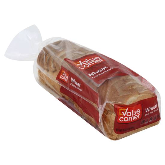 Value Corner Wheat Enriched Bread (16 oz)