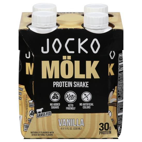 Jocko Molk Vanilla Protein Shake (11 fl oz)