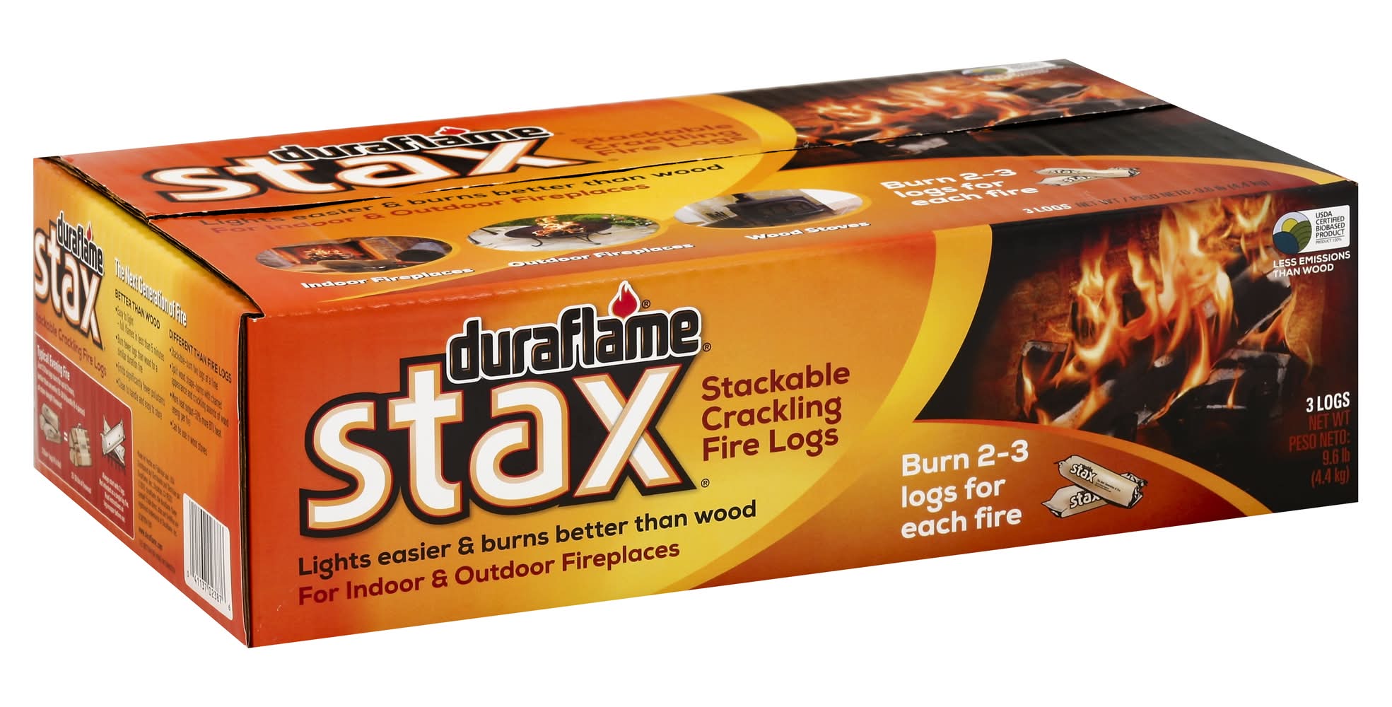 Duraflame Stax Fire Logs (9.6 lbs)