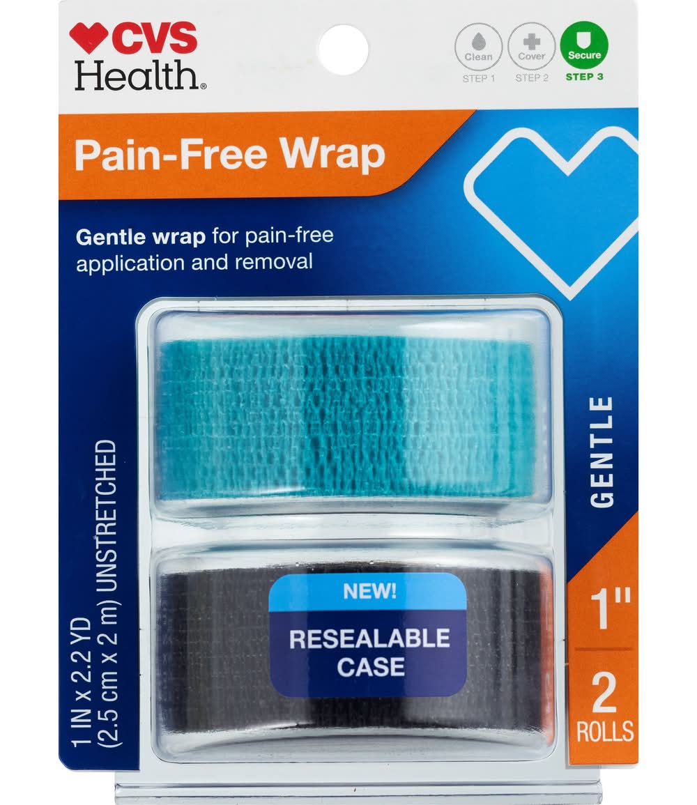 CVS Health Breathable Gentle Tape (Blue-Black)