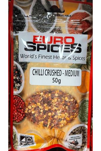 Euro Spices Medium Crushed Chili (50g)