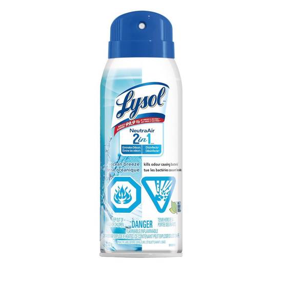 Lysol Neutra Air 2-in-1 Disinfectant Spray Ocean Breeze (283 g)
