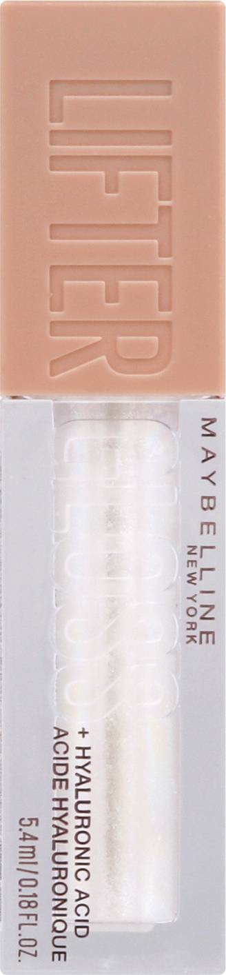 Maybelline Lifter Lip Gloss With Hyaluronic Acid, 001 Pearl (0.2 fl oz)