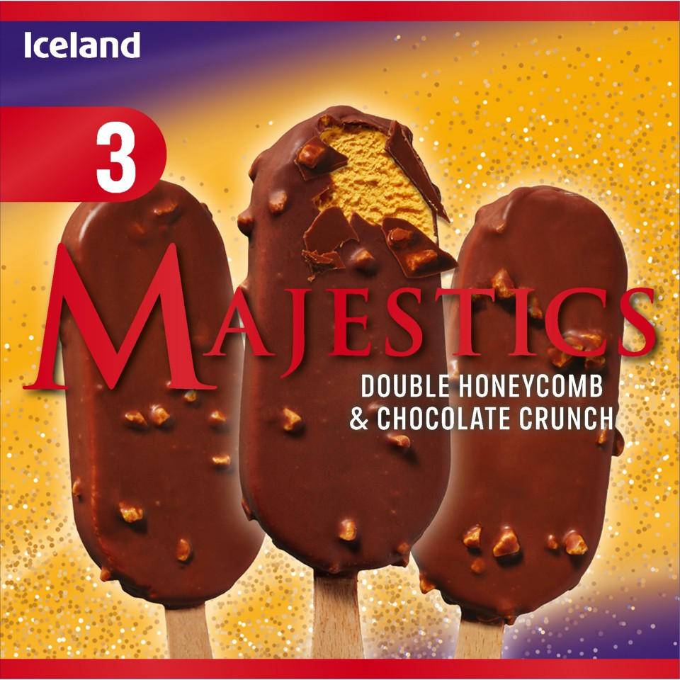 Iceland Majestics (double honeycomb & chocolate crunch )