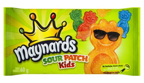 Maynards Bassetts friandise sour patc kids (60 g) - sour patch kids candy (60 g)