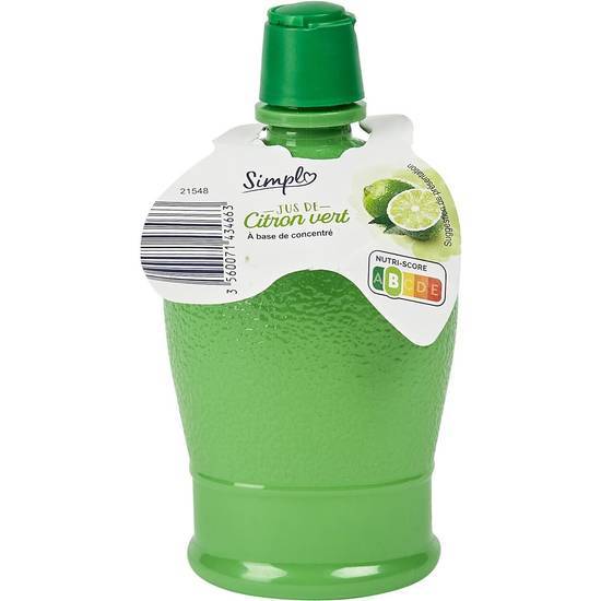 Simpl - Jus (200 ml) (citron vert)
