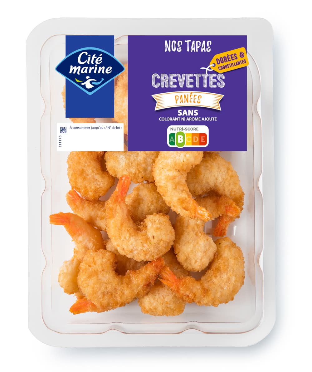 Cité Marine - Crevettes panées (150g)