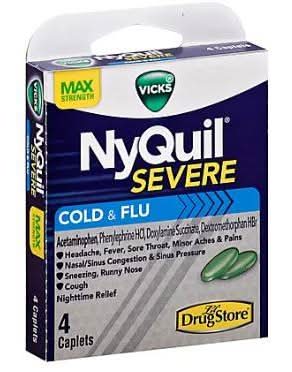 NyQuil Severe Cold & Flu 4-Count