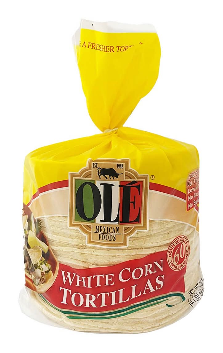Ole Mexican Foods White Corn Tortillas (4.22 lbs, 60 ct)