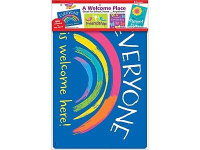 Trend Enterprises a Welcome Place Engaging Posters (8 ct) (multicolor)