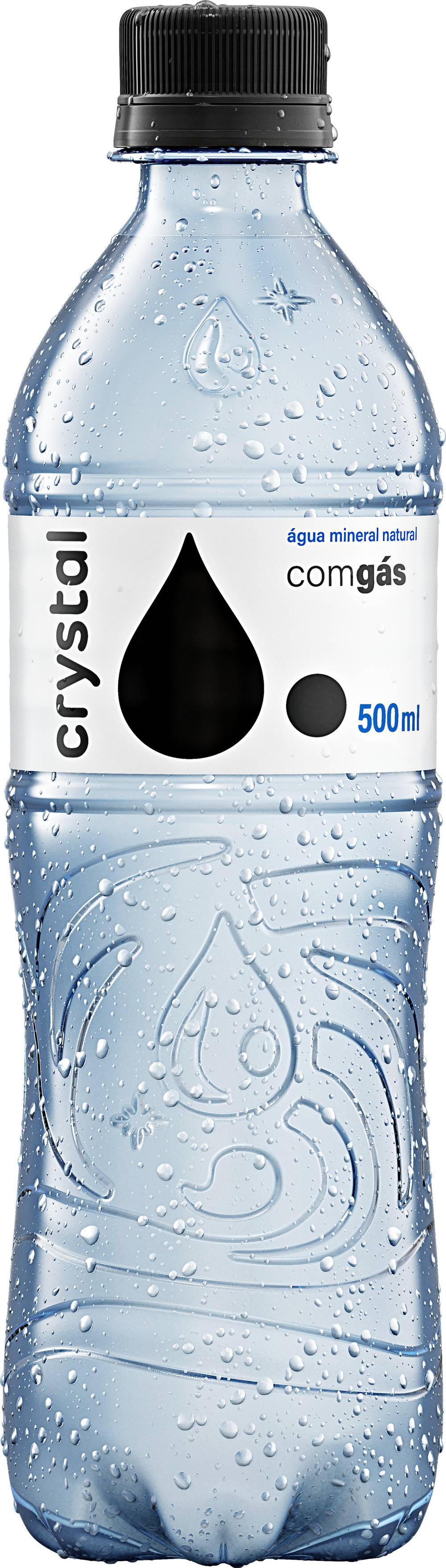 Crystal água mineral natural com gás (500 ml)