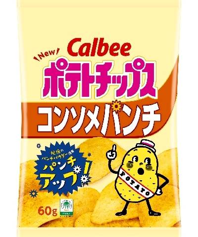 カルビー ポテトチップス コンソメパンチ (60g)