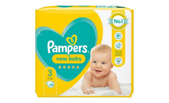 Pampers New Baby Size 3 Carry Pack 29s (405605)