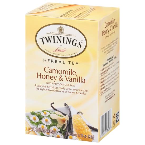 Twinings Camomile Honey & Vanilla Herbal Tea Bags (1.12 oz)