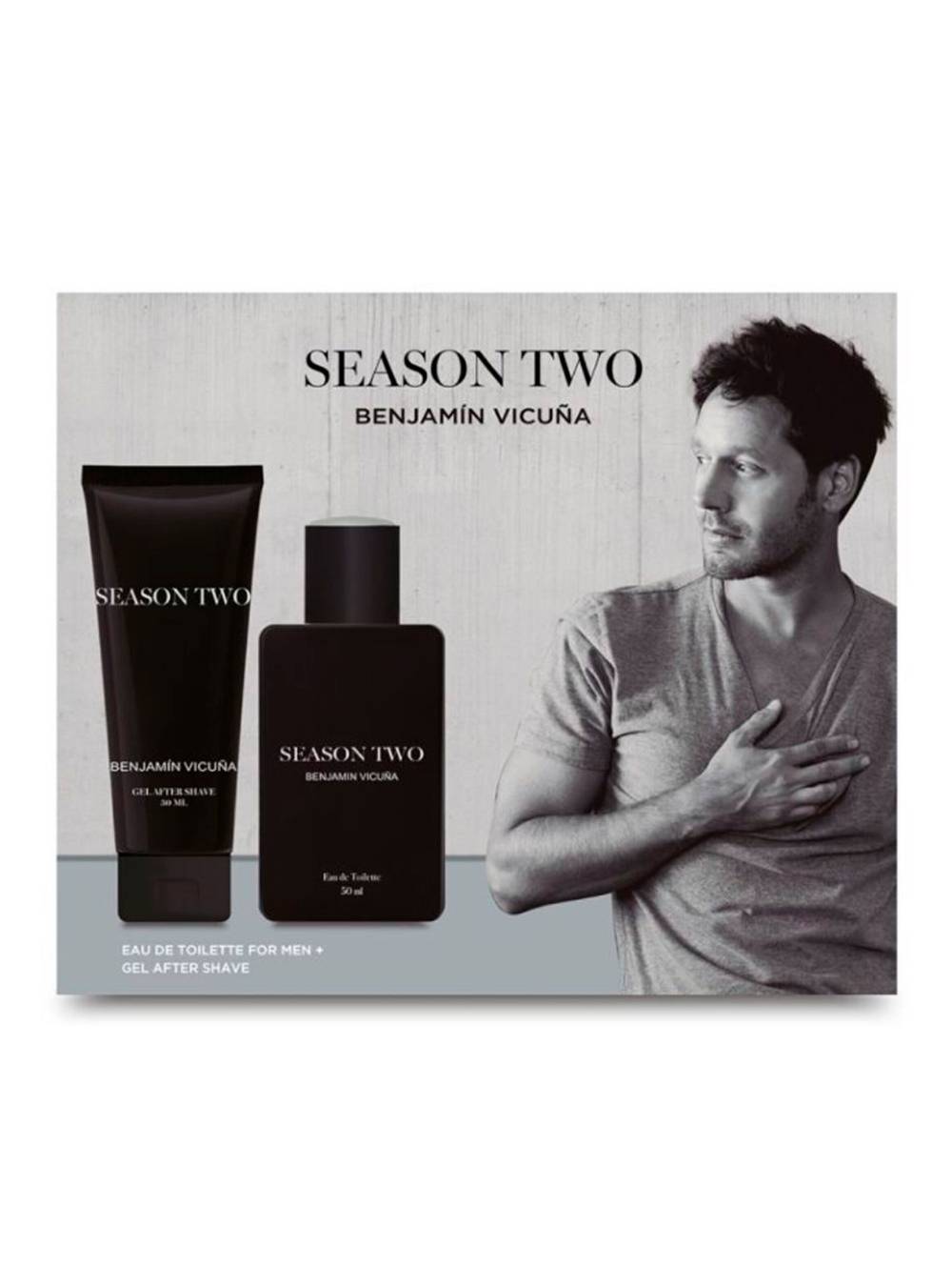 Benjamín vicuña set perfume season two edt hombre 50 ml + after shave 50 ml