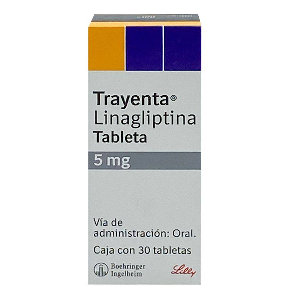 Boehringer ingelheim trayenta linagliptina tabletas 5 mg (30 piezas)