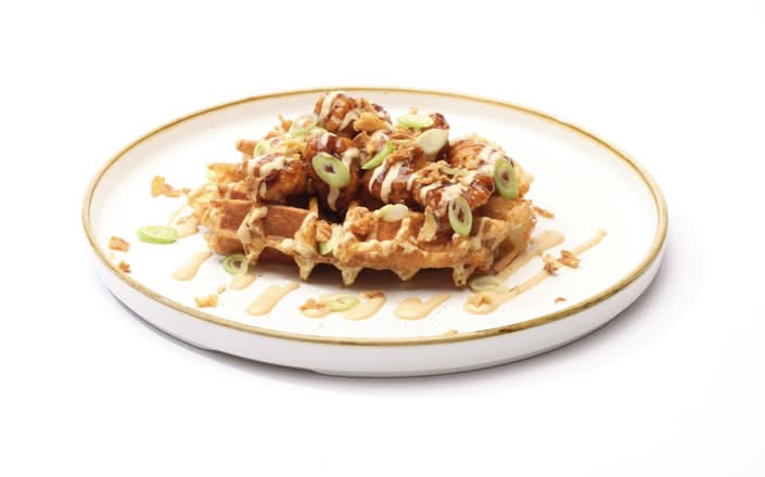 Chicken Teriyaki Froffle Toast