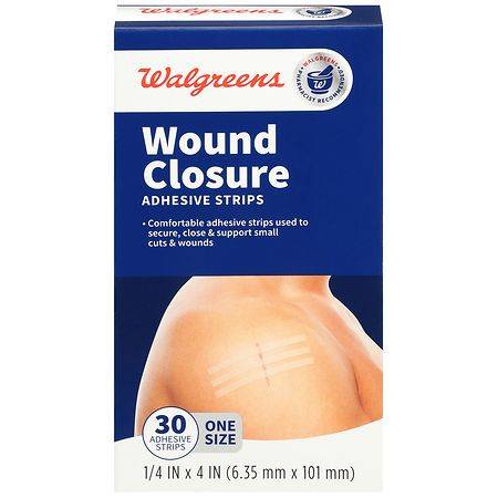 Walgreens Wound Closure Adhesive Strips (30 ct)