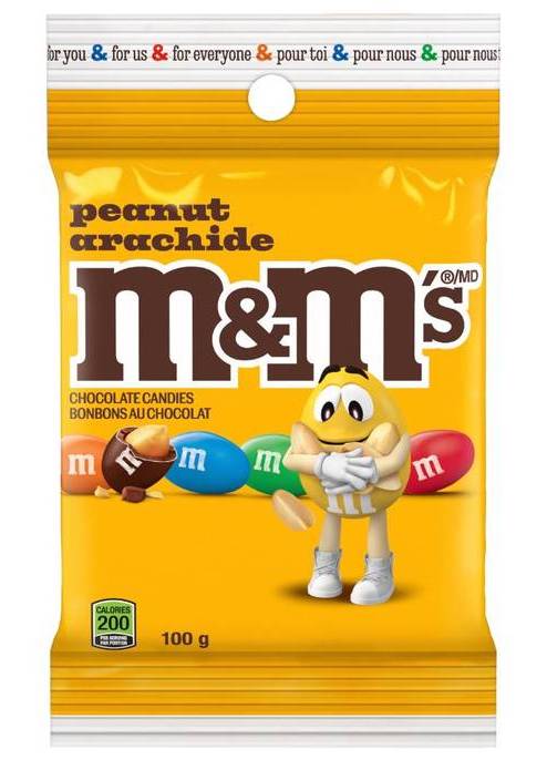 M&M Peanut Peg 100g