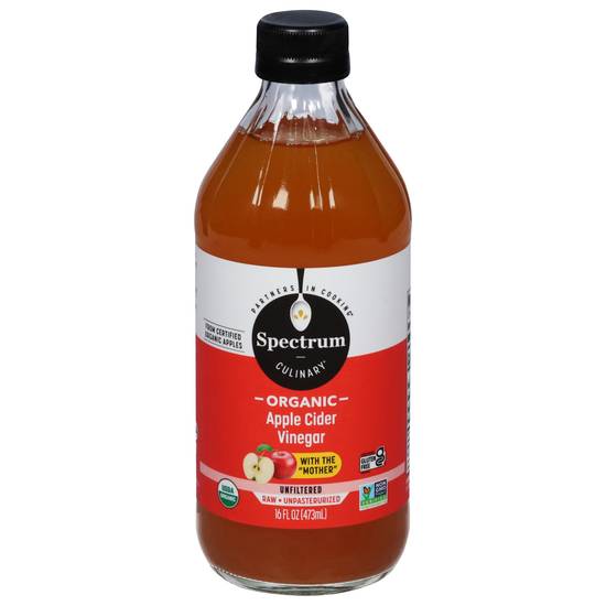Spectrum Unfiltered Organic Raw-Unpasteurized Apple Cider Vinegar
