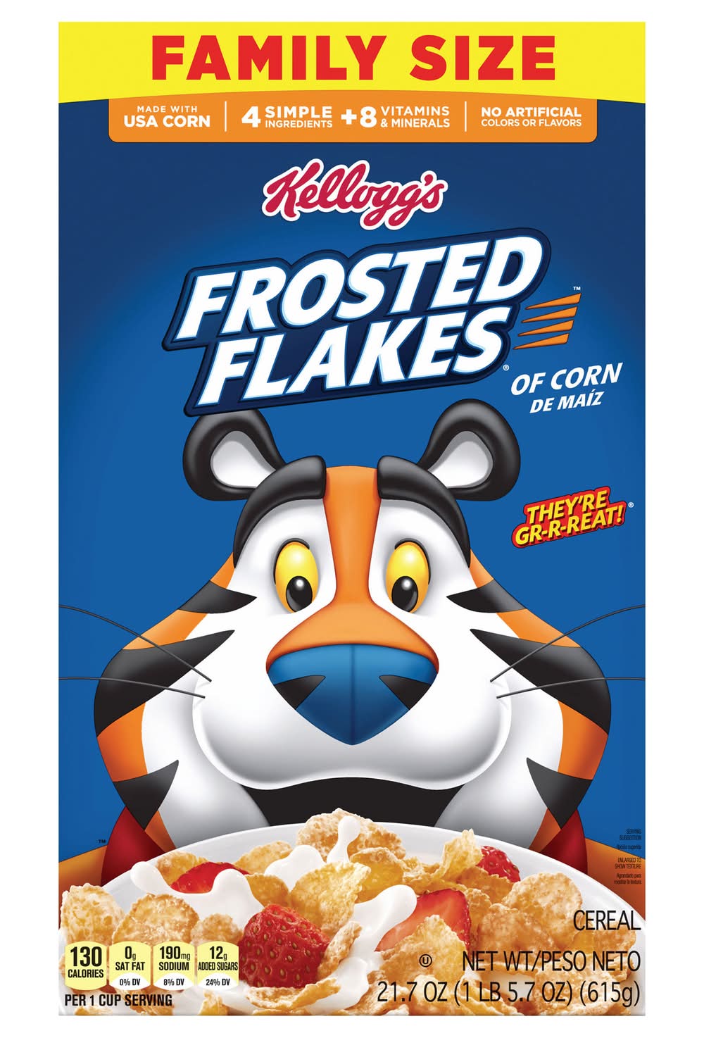 Frosted Flakes Family Size Breakfast Cereal (21.7 oz)