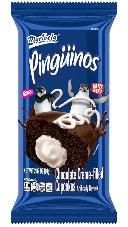 Marinela Pinguinos Cupcake